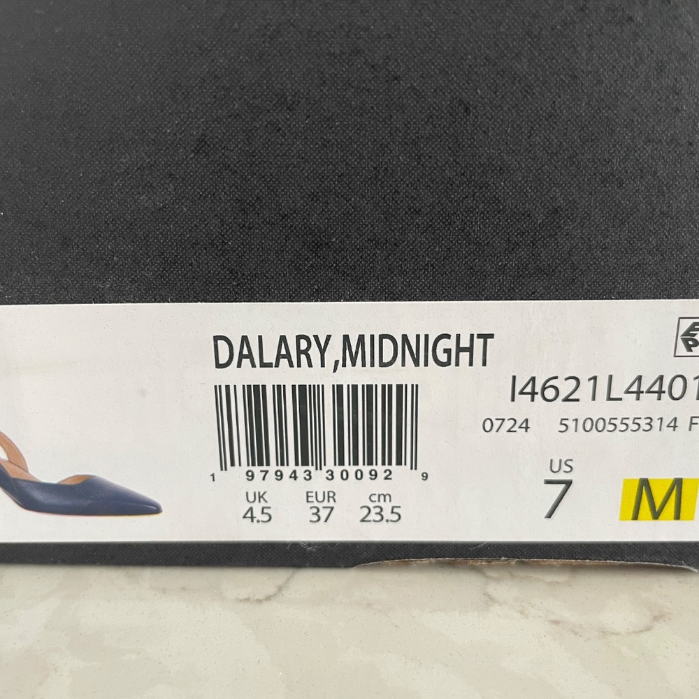 Naturalizer Womens 7 Dalary Pumps Midnight Navy NEW IN BOX ($169+) Sold Out Colo - Picture 4 of 11